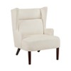 Grungis Chenille Accent Chairs,Living Room Chairs with Solid Wood Legs in Espresso Finish,Comfy Chairs for Living Room,Bedroom - 2 of 3