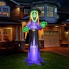Joyfy 12 FT Tall Halloween Inflatable Witch with Built-in LED for Outdoor Decoration, Halloween Indoor Yard, Garden, Lawn Holiday Party Decoration - 4 of 4