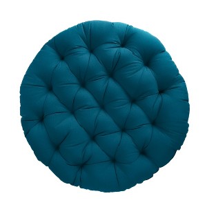 Suede Outdoor Round Papasan Chair Cushion - Sorra Home - 1 of 3