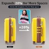 TOBILI Luggage Sets 4 Piece(14/20/24/28), Expandable Lightweight Suitcase with 4 Double 360 Degrees Mute Spinner Wheels - 3 of 4