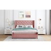 Queen Size Storage Bed with Wingback Headboard and Big Drawer - 4 of 4