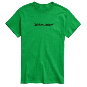 Men's - Instant Message - Chicken Jockey Gamer Short Sleeve Graphic T-Shirt - 1 of 4