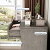 5 Drawer Dresser for Bedroom, Wooden Chest of Drawers with Metal Handles, Clothes Storage Organizer, Dresser Narrow Nightstand for Bedroom - 3 of 4