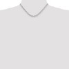 Black Bow Jewelry Men's 6.25mm, Sterling Silver Fancy Solid Rolo Chain Necklace, 16 Inch - 2 of 4