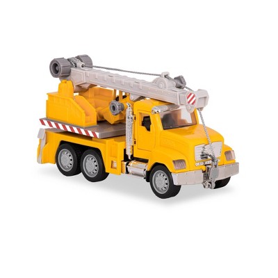 Toy lorry store with crane