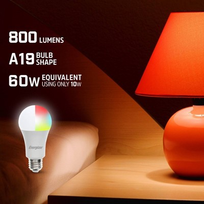 Energizer 4-Pack Smart Dimmable Multicolor and White LED Bulbs