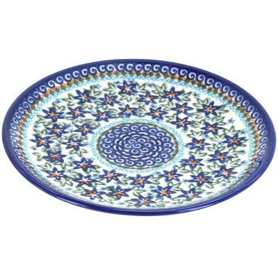 Blue Rose Polish Pottery Skylar Dessert Plate