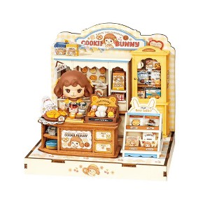 スリムビューティハウス　3Dジェル　定価44000円 DIY 3D House Puzzle - Bunny's Cookie Shop 182 pieces : Target