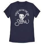 Women's Betty Boop Always Reach For The Stars T-Shirt