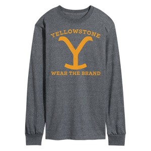 Men's - Yellowstone - Wear The Brand Y Long Sleeve Graphic T-Shirt - 1 of 4