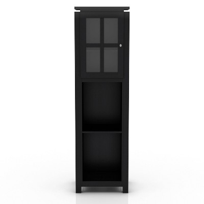 Torrey Pines 4 Shelf Tower Cabinet Black - HOMES: Inside + Out