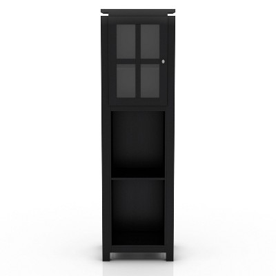 Torrey Pines 4 Shelf Tower Cabinet Black - HOMES: Inside + Out