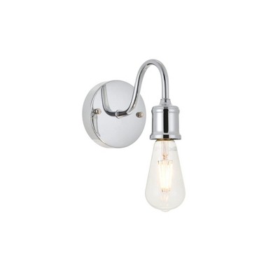 Elegant Lighting Serif 1 light chrome Wall Sconce