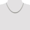 Black Bow Jewelry Men's 6mm Sterling Silver Solid Classic Round Snake Chain Necklace - 2 of 4