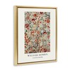 Stupell Industries William Morris Red Dotted Flowers Floating Frame Canvas Art - 2 of 4
