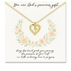 Molenia Cross Necklace Religious Gift for Daughter Teen Girls, Genuine 925 Sterling Silver Pendant Chain Baptism First Communion Confirmation Gift - 3 of 4
