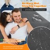 Catalonia Waterproof Leakproof Bed Blankets, Reversible Cozy Bed Sofa Cover Protector Washable Fleece Blanket for Couples - 2 of 4