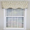 RLF Home 100% Cotton Cambridge Provance  Fully lined Windows Rod Pocket Valance 50" x 15"  Silver - 2 of 4