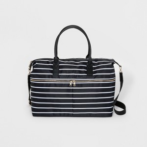 Striped Weekender Bag - A New Day Black/White, Women