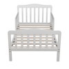 KTMBDW Classic Design Toddler Bed, Low To Floor Design, Two Side Safety rails, Non-Toxic Finishes, Wooden Nursery Furniture - 2 of 4