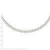 Black Bow Jewelry Stainless Steel 6mm Polished Circle Cable Link Chain Necklace - 2 of 4