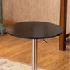NicBex Round Dining Table for 2 Morden Adjustable Bar Height Table with 2 Lift Adjustable Swivel Stools for Dining Room - 4 of 4