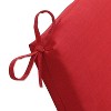 72.5" x 21" Outdoor/Indoor Splash Chaise Lounge Cushion Flame Red - Pillow Perfect - 2 of 4