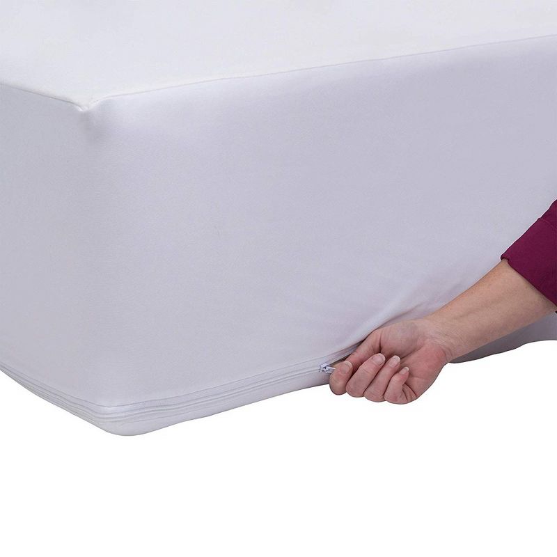 J&V TEXTILES Waterproof Bed Bug Proof Mattress Encasement Protector, 4 of 5