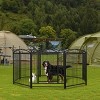 KTMBDW Foldable Octagonal Metal Exercise Dog Playpen - Indoor/Outdoor, (8 Panels, 32 x 32 Inch) - 4 of 4