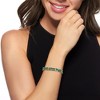 Ross-Simons Turquoise and Snake-Chain Bracelet in 18kt Gold Over Sterling Size 7 - 2 of 4