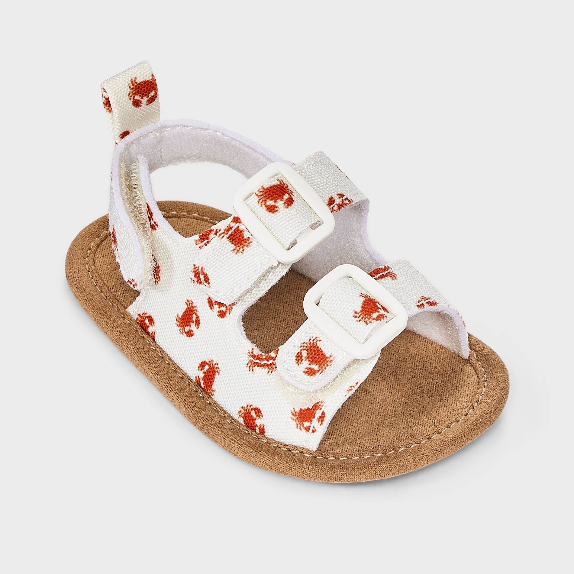 Baby Crab Sandals - Cloud Island™ Cream/Red