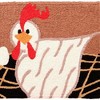 Jellybean Proud Mama Chick 20"x30" Washable Accent Doormat – Colorful Indoor/Outdoor Mat, Durable & Easy to Clean - 2 of 3