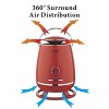 Optimus Portable 360 Surround Ceramic Heater w/ Thermostat - 2 of 4