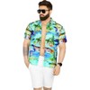 HAPPY BAY Men's Hawaiian Short Sleeve Button Down Shirt Mens Tropical Shirts Casual Holiday Summer Party Caribbean Shirts for Men Funny - 2 of 4