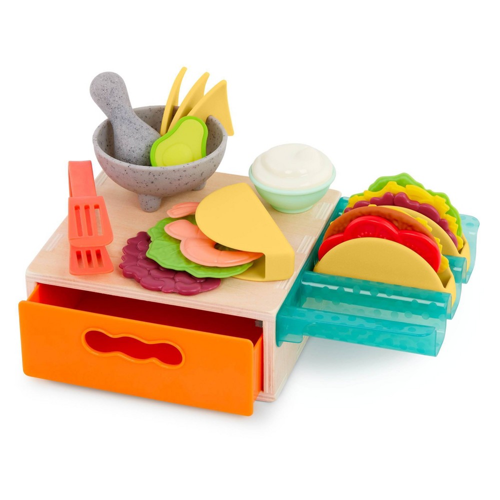 B toys Play Food Set Mini Chef Tiny Taco Playset