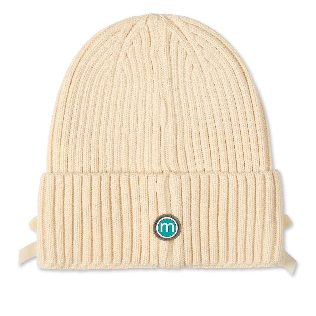 Memoi Girls Ribbed "All-Over Bows" Rayon-Blend Cuffed Beanie - thumbnail 5