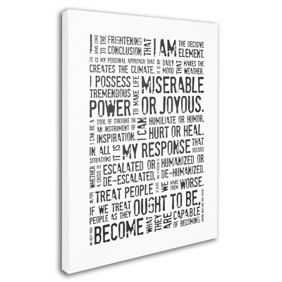 Trademark Fine Art -Megan Romo 'Decisive Elements II' Canvas Art