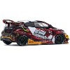 Toyota Goodride GR Yaris RHD "EVA RT Production Model-02" Red Metallic with Graphics 1/64 Diecast Model Car by Pop Race - 3 of 4