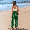 Women's Boho Chic Leaf Print Wide Leg Cover Up Pants - Cupshe - 2 of 4