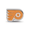 Black Bow Jewelry Sterling Silver Philadelphia Flyers NHL Bead Charm - 4 of 4