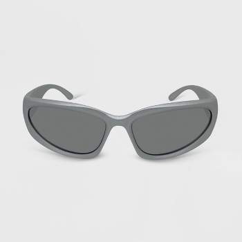 Sport Matte Finish Sunglasses - Wild Fable™ Gray