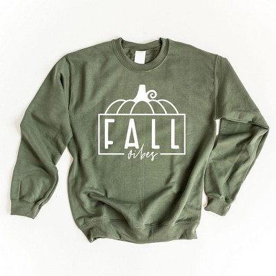 Simply Sage Market Women's Graphic Sweatshirt Fall Vibes Pumpkin