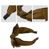 Unique Bargains Women's Double Layered Bow Knot Headband Hairband Accessories 2.6 Inch Wide 1Pc - 3 of 4