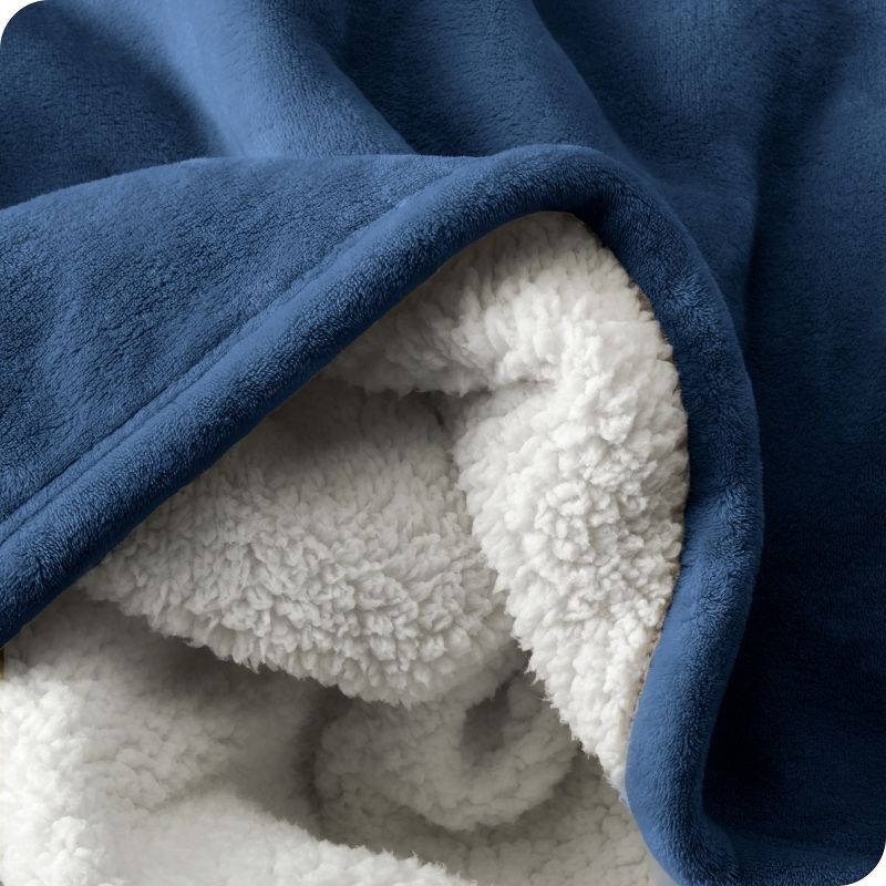 Faux Shearling Fleece Blanket by Bare Home, 5 of 9