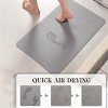 Boersma Quick-Dry Diatomite Bath Mat – Non-Slip, Super Absorbent Bathroom Rug，Thin & Stain-Resistant Bath Mat for Bathroom Floor, Bathtub, or Vanity - 2 of 4