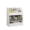 Dexmalle Multi-Functional Kids Bookshelf with Storage Bins and Drawer - 2 of 4