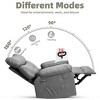 Oversized Recliner Chair - Faux PU Leather Large Manual Recliner for Adults, Exceptional Comfort Lazy Chair - 2 of 4