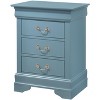 NicBex 3 Drawers Nightstand Modern Bedside Table with Storage End Table for Living Room, Bedroom, Study - 3 of 4