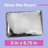 Noted by Post-it Zip Top Metallic Pen Pouch - 2 of 4