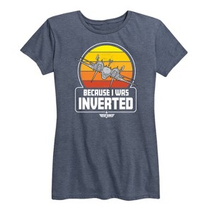 Women's - Top Gun - Because I Was Inverted Short Sleeve Graphic T-Shirt - 1 of 4